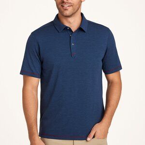 Nat Nast Polo Shirt Men's Blue Luxury Original Knit Short Sleeve